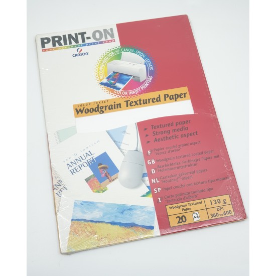 CANSON 130g 20 sheets color wood veneer printer paper